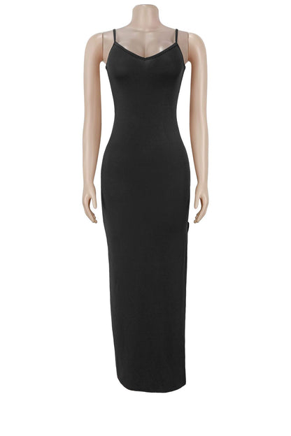 Beaded High-Neck Ruched Mesh Maxi Dress Lavish Daily