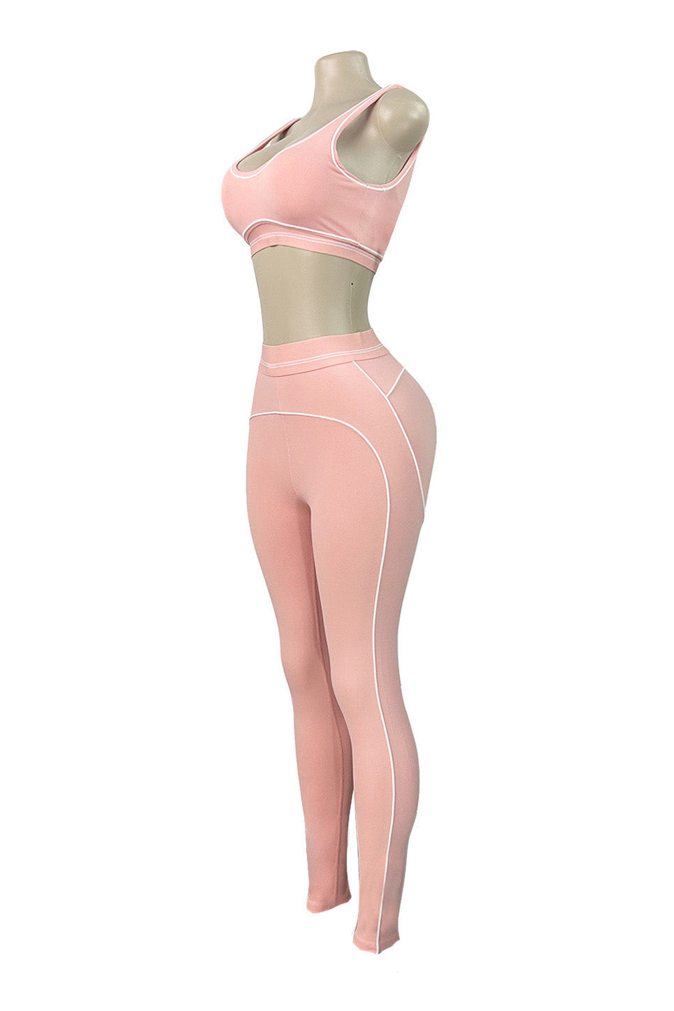Contour Piping 2-Piece Workout Set Lavish Daily