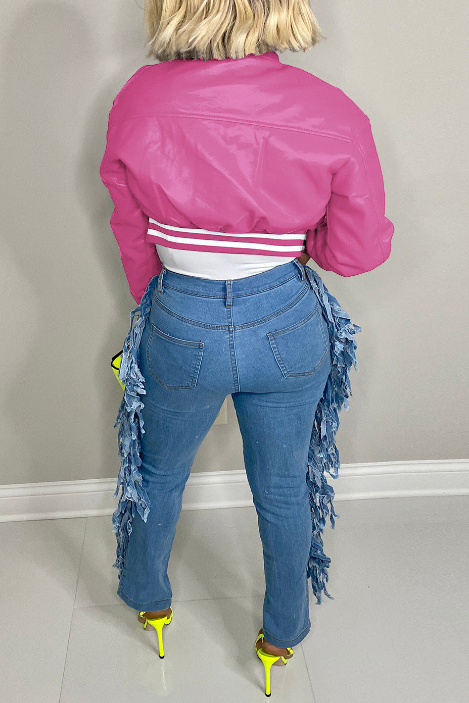 Varsity Faux Jacket Lavish Daily