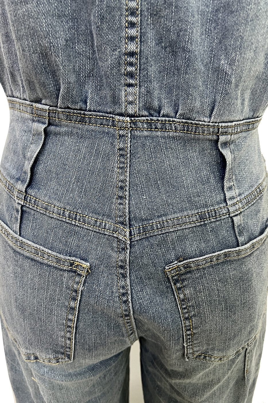 Wide Leg Denim Jumpsuits Lavish Daily