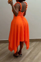Solid Cami Top & High Waist Skirt Set Lavish Daily