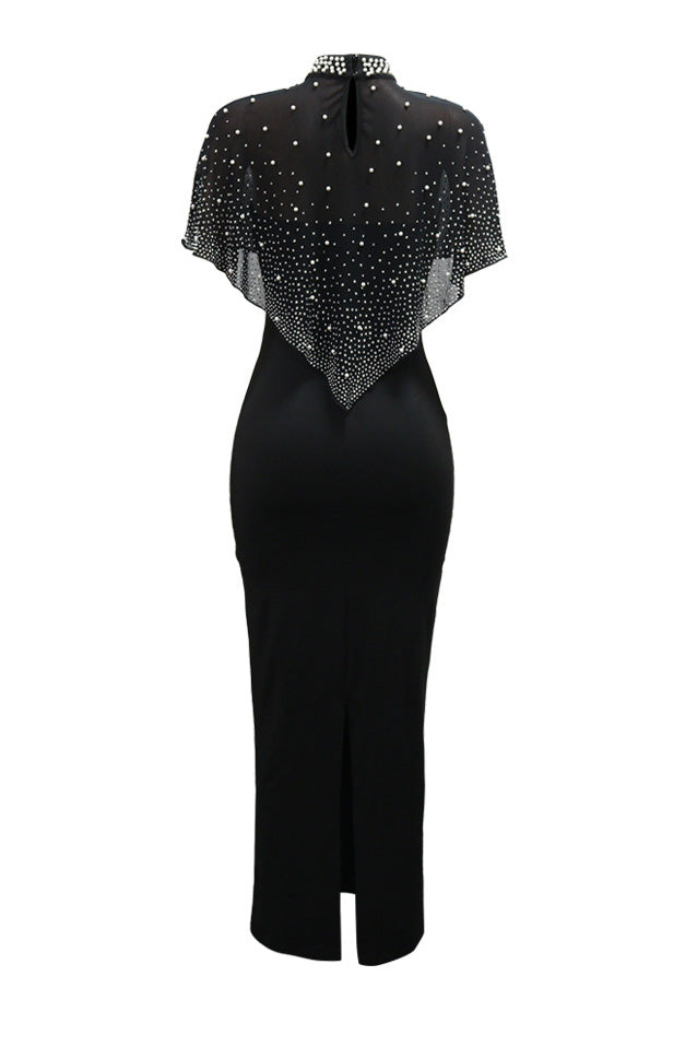 Beaded O Neck Solid Color Two Piece Set Lavish Daily