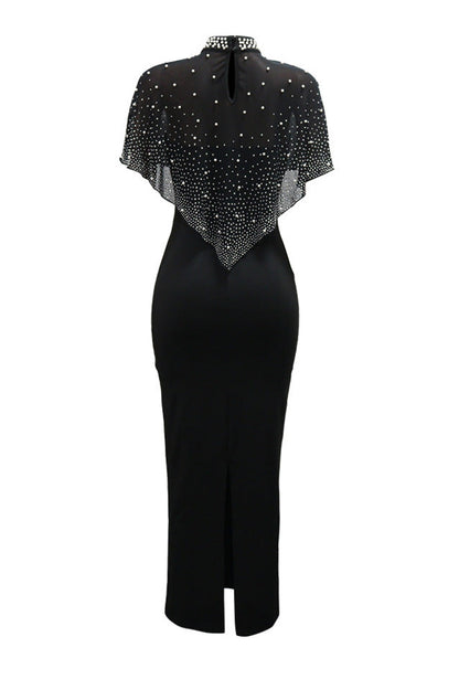 Beaded O Neck Solid Color Two Piece Set Lavish Daily