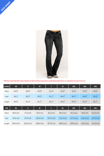 Low-Rise Bootcut Jeans Lavish Daily