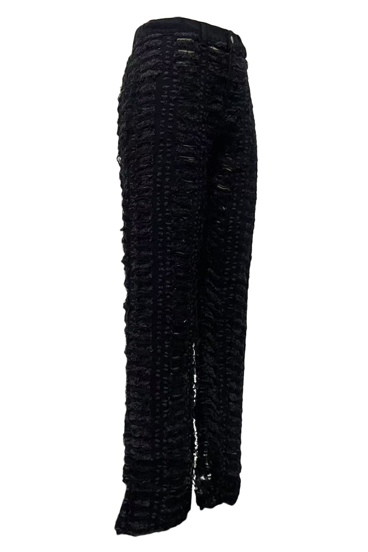 Relaxed Over Distressed Jeans Lavish Daily