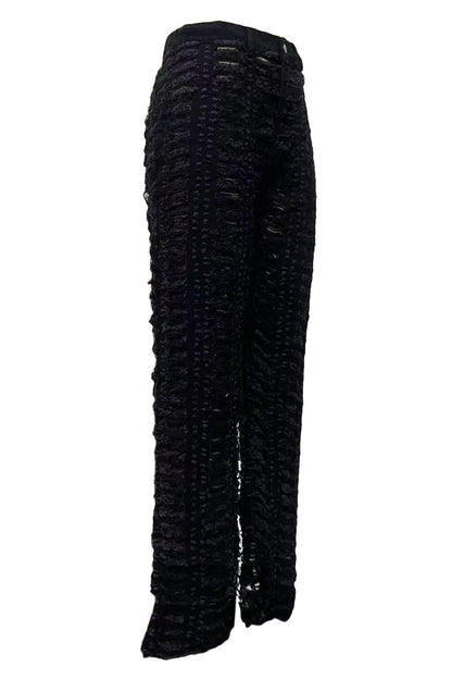 Relaxed Over Distressed Jeans Lavish Daily
