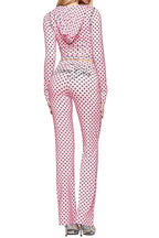 Polka Dot Zip Crop & Flare Set Lavish Daily