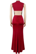 Slim Fit Backless Sleeveless Dress LavishDaily