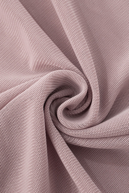 Mesh Backless Swing A-Line Dress Lavish Daily