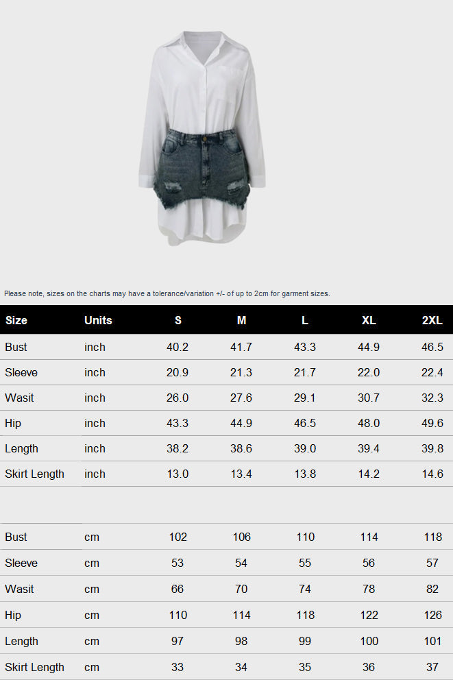 Denim Skirt Set Lavish Daily