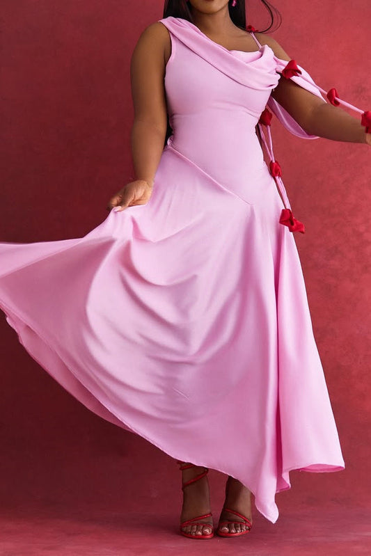 Off Shoulder Bodycon Midi Cami Dress Lavish Daily