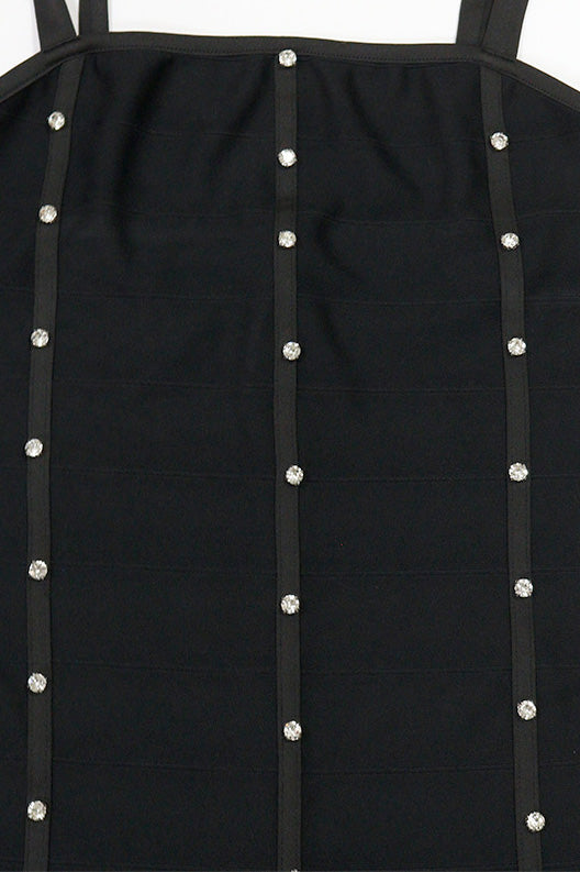 Fringed Embellished Bandage Dress LavishDaily