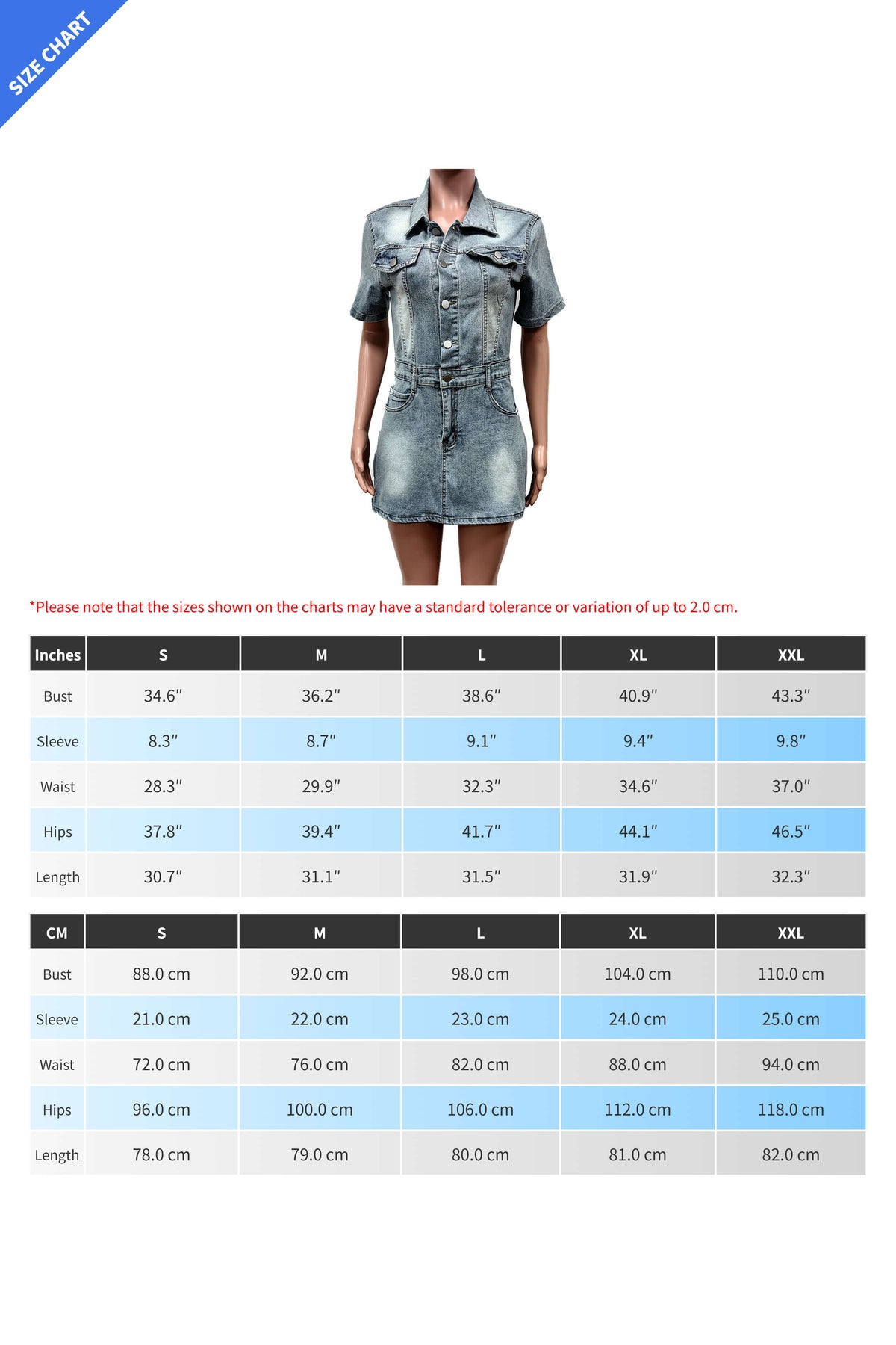Short Sleeve Denim Mini Dress Lavish Daily