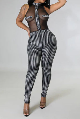 Sheer Jumpsuit Lavish Daily