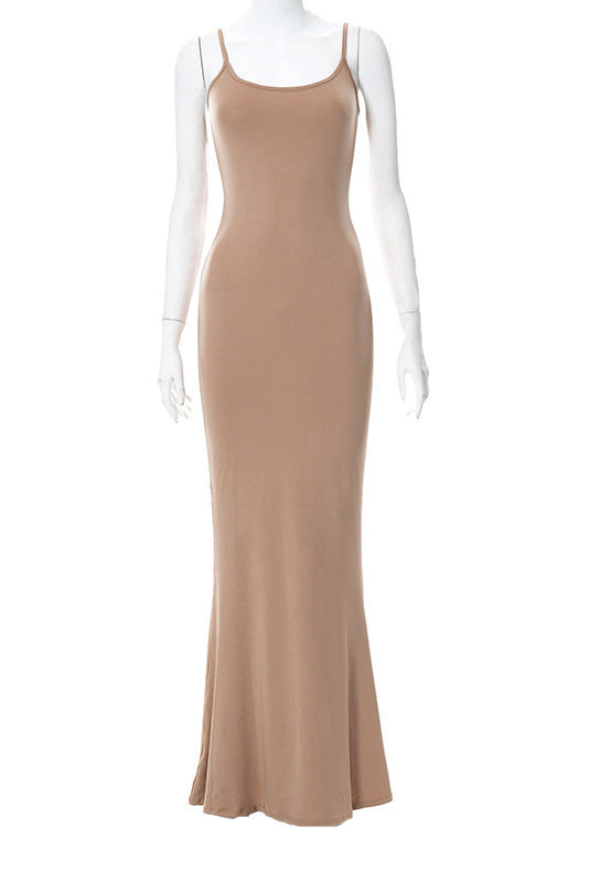 Soft Lounge Long Slip Dress Lavish Daily