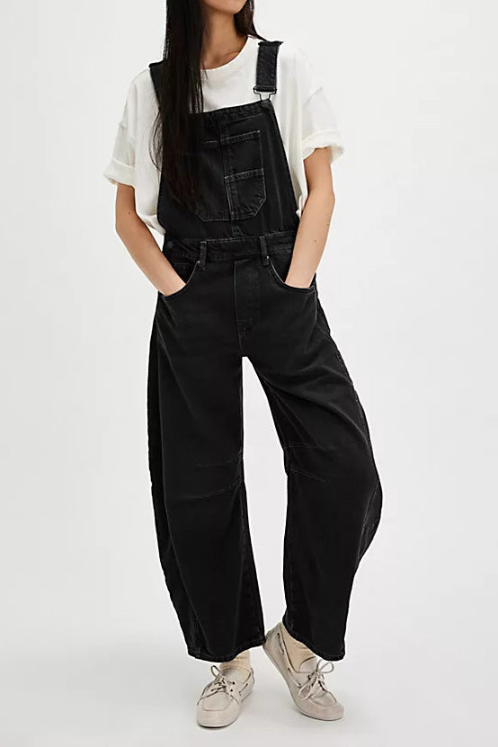 Vintage Washed Loose Fit Overalls Jumpsuit Lavish Daily