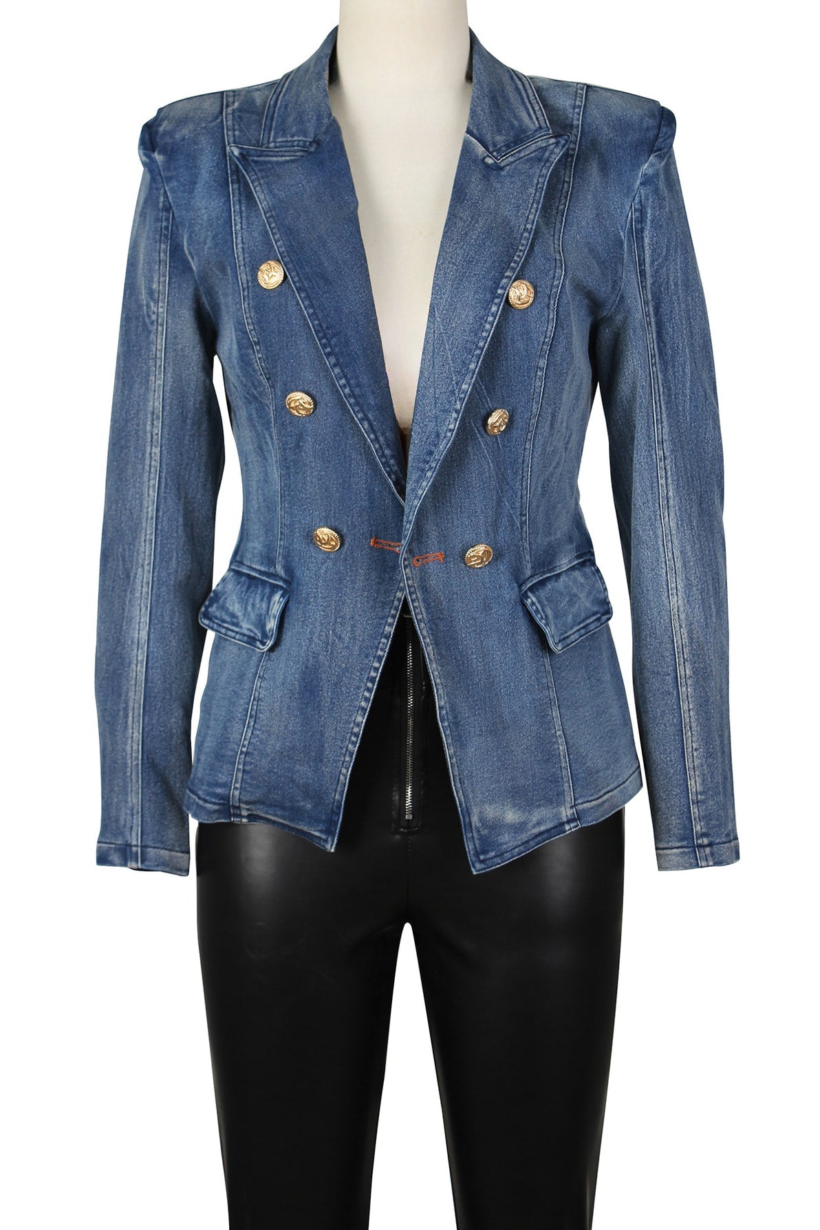 Denim Blazer Jacket Lavish Daily