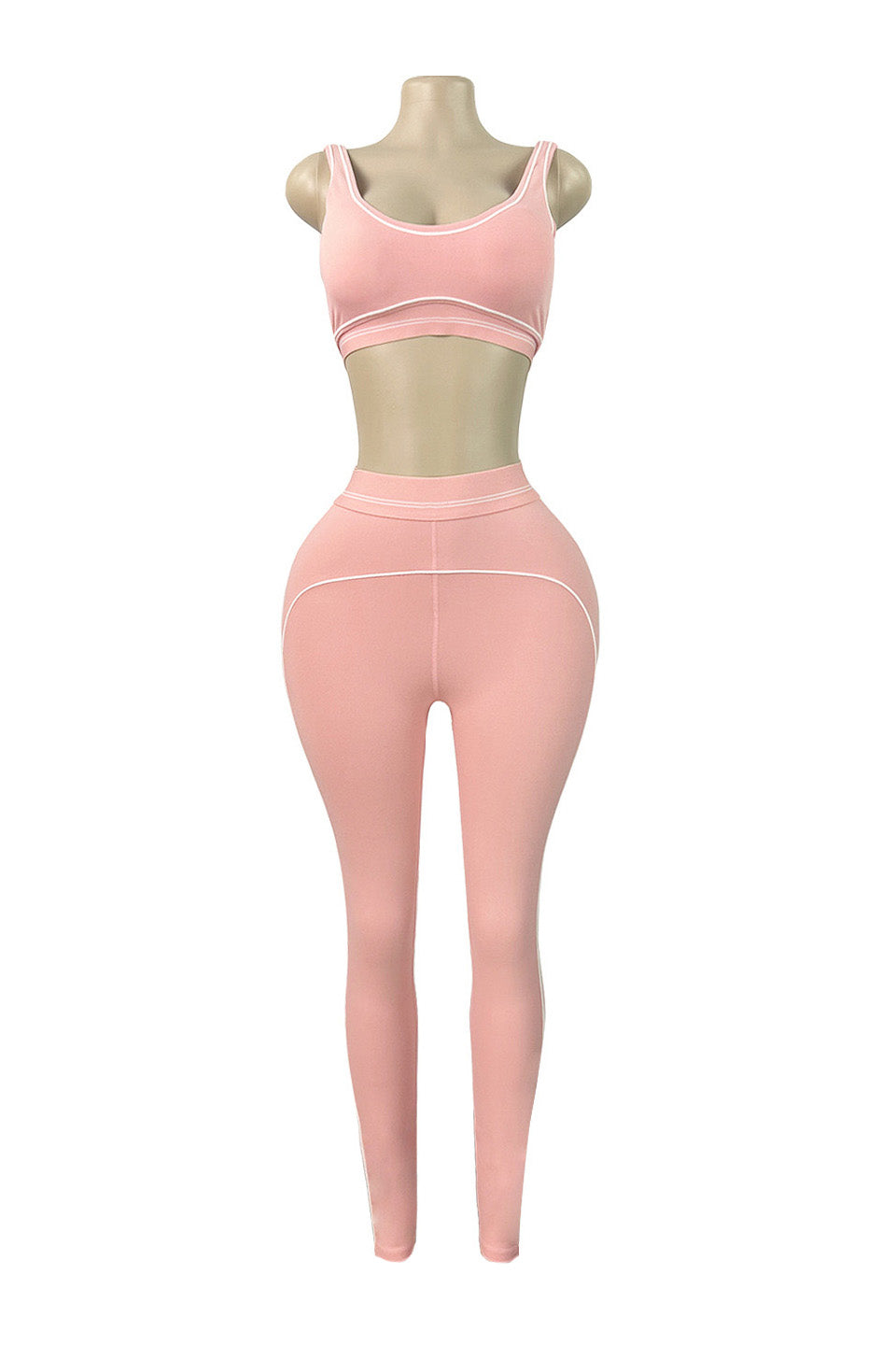 Contour Piping 2-Piece Workout Set Lavish Daily