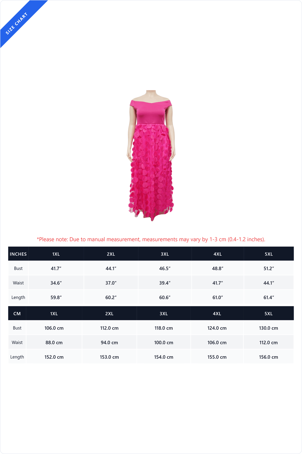 Plus Size Off Shoulder 3D Floral Maxi Dress Lavish Daily