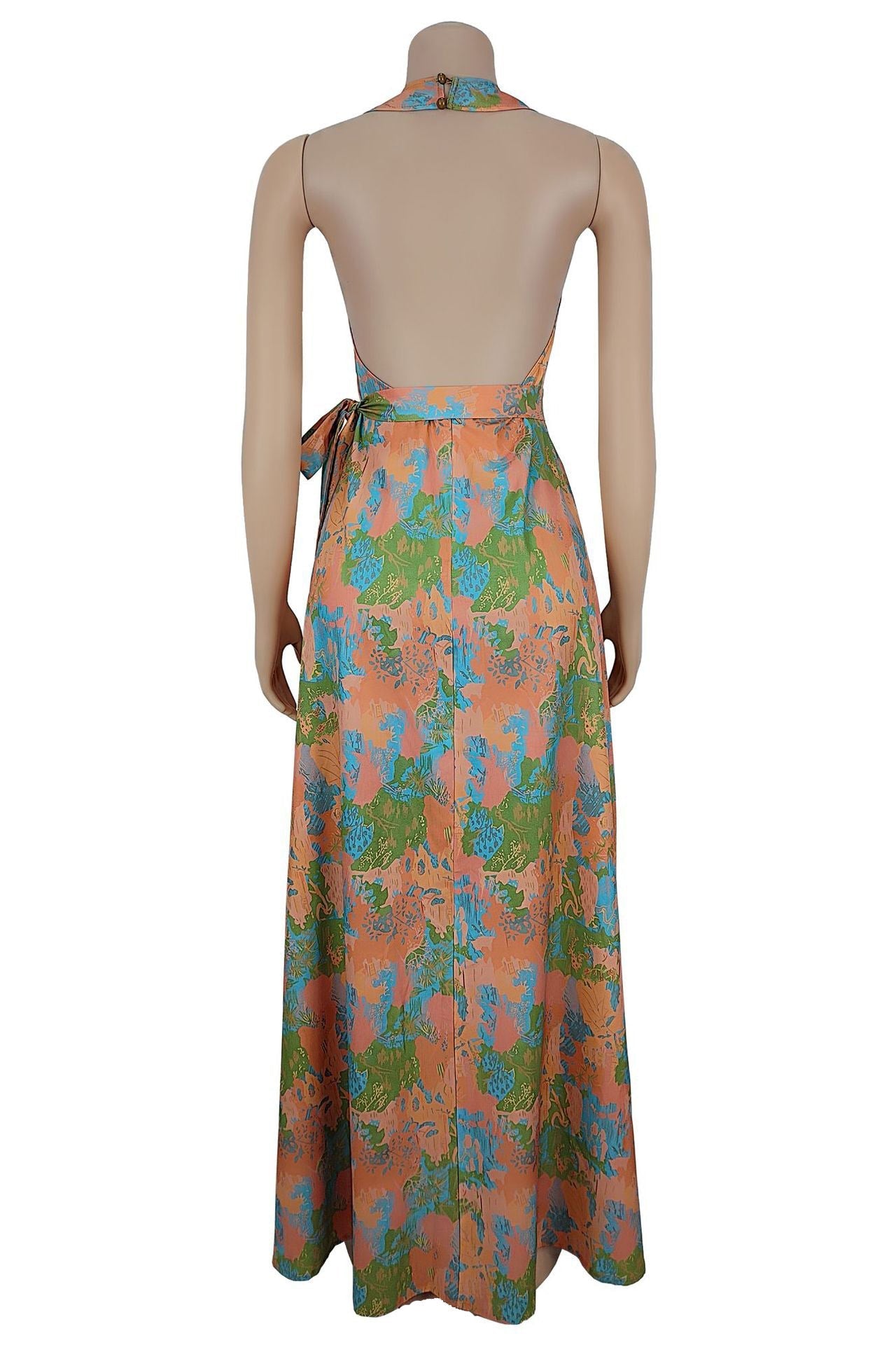 Loose Backless Casual Printed Dress Lavish Daily