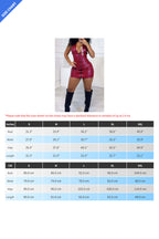 PU Halter Neck Stretch Mini Dress Lavish Daily