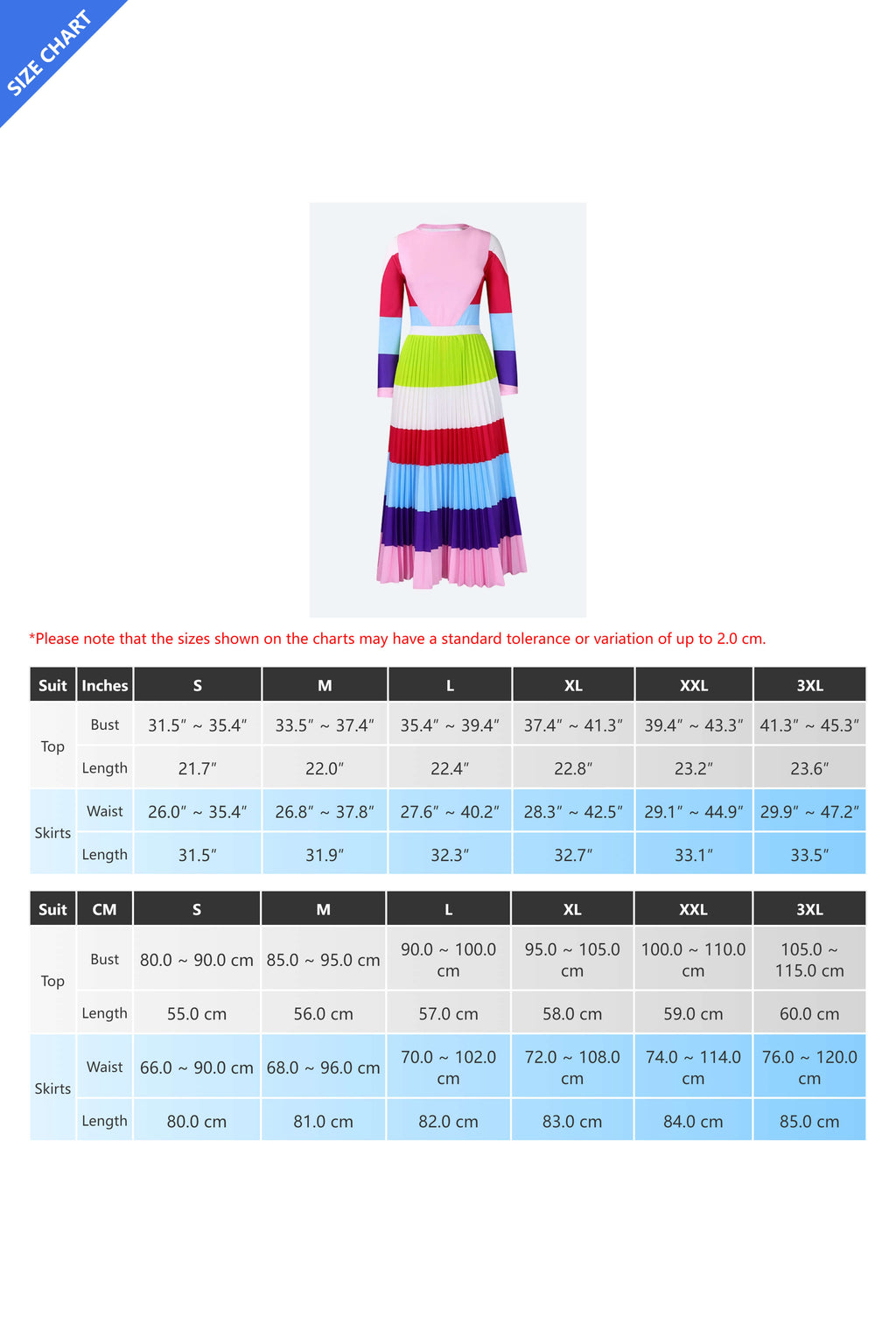 Pleated Skirt Set Lavish Daily