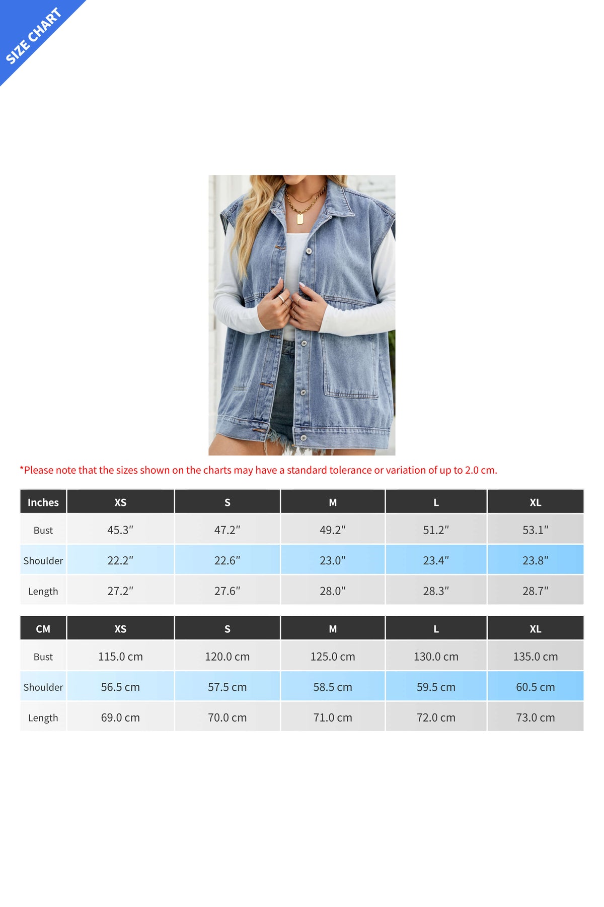 Vintage Oversized Denim Jean Vest Lavish Daily