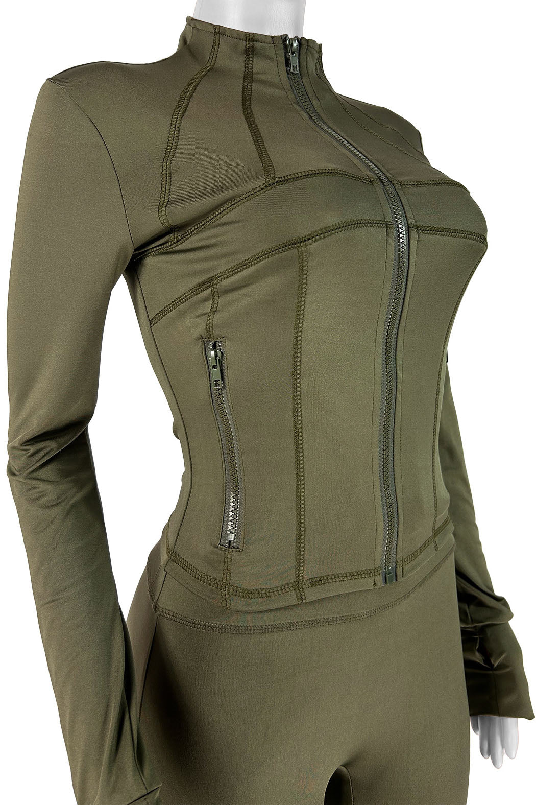 Long Sleeve Crop Top and Shorts Set Lavish Daily