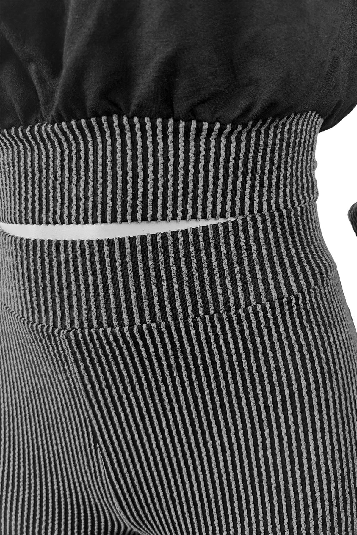 Textured Hooded Top & Flared Pants Set Lavish Daily