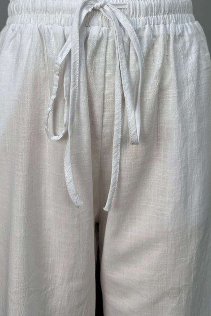 Relaxed Shirt & Wide Leg Pants Set Lavish Daily