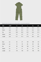 Zipper Cargo Jumpsuit Lavish Daily