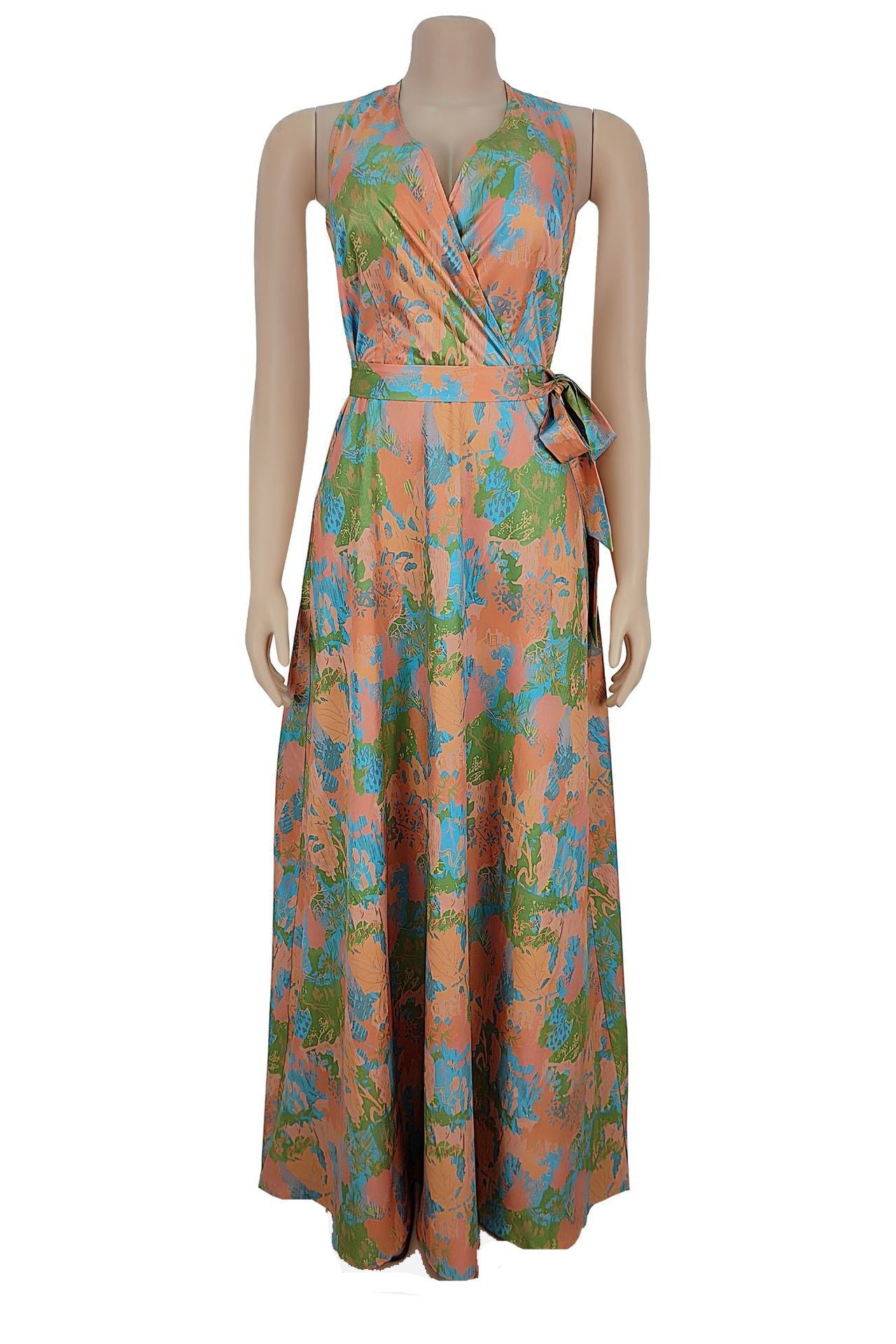Loose Backless Casual Printed Dress Lavish Daily