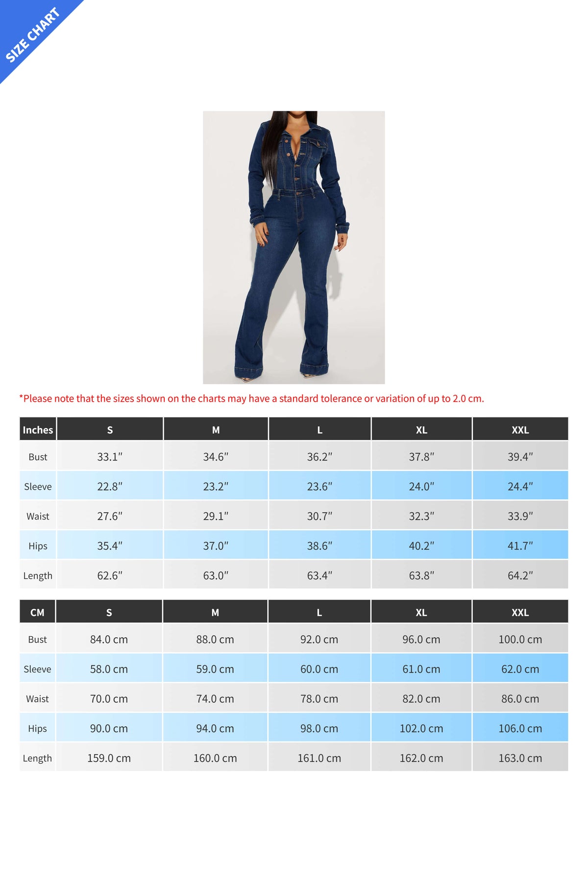Stretch Washed Denim Jumpsuit Lavish Daily