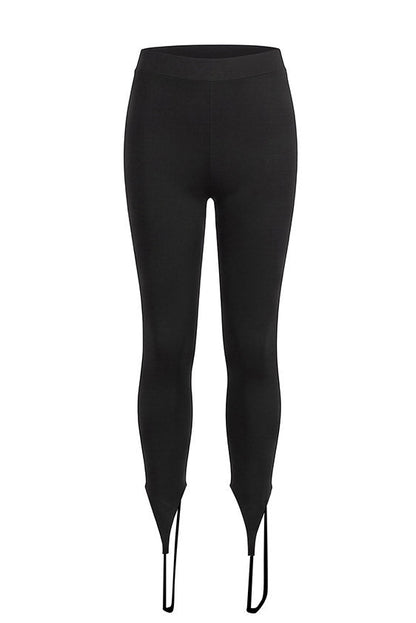 Fringe Crop Top & Stirrup Leggings Set Lavish Daily