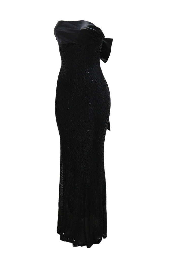 Strapless Sequin Mermaid Dress Lavish Daily