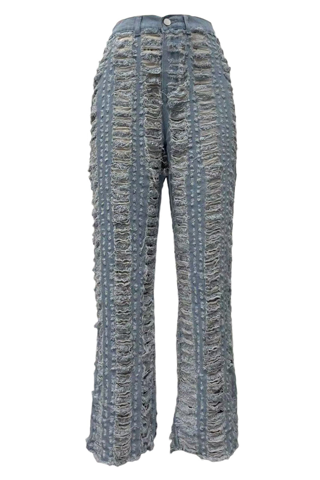 Relaxed Over Distressed Jeans Lavish Daily