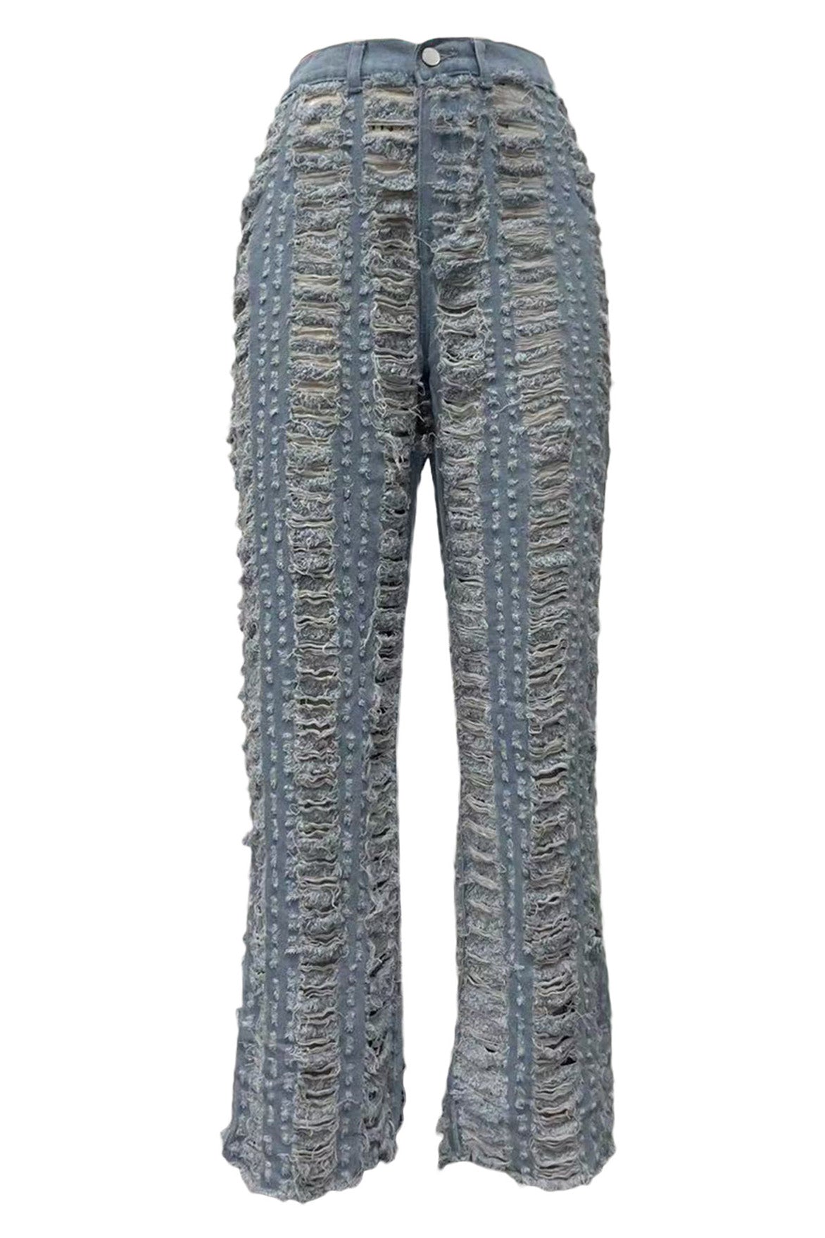 Relaxed Over Distressed Jeans Lavish Daily