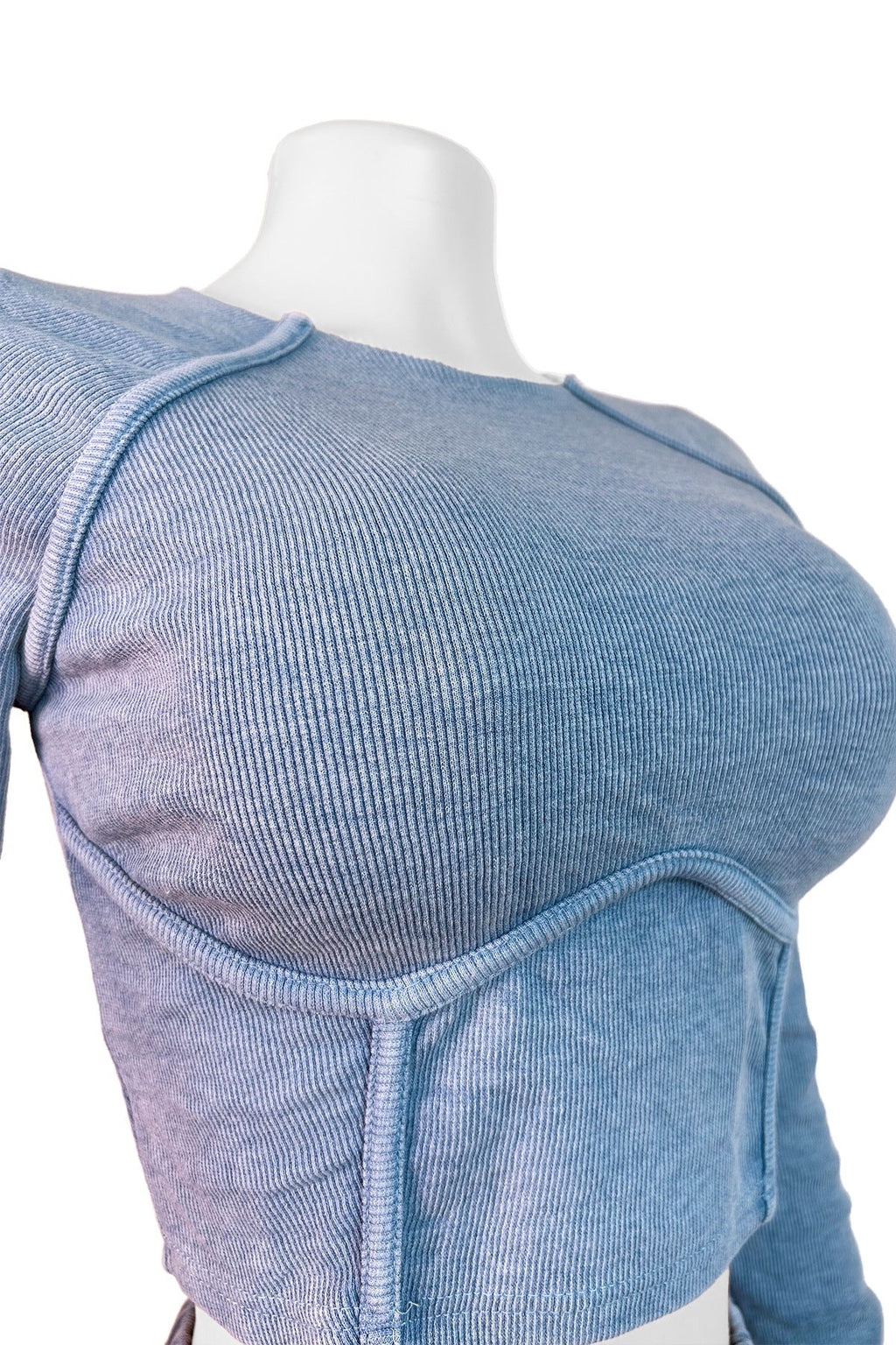 Ribbed Long Sleeve Top and Pant Two-piece Set Lavish Daily