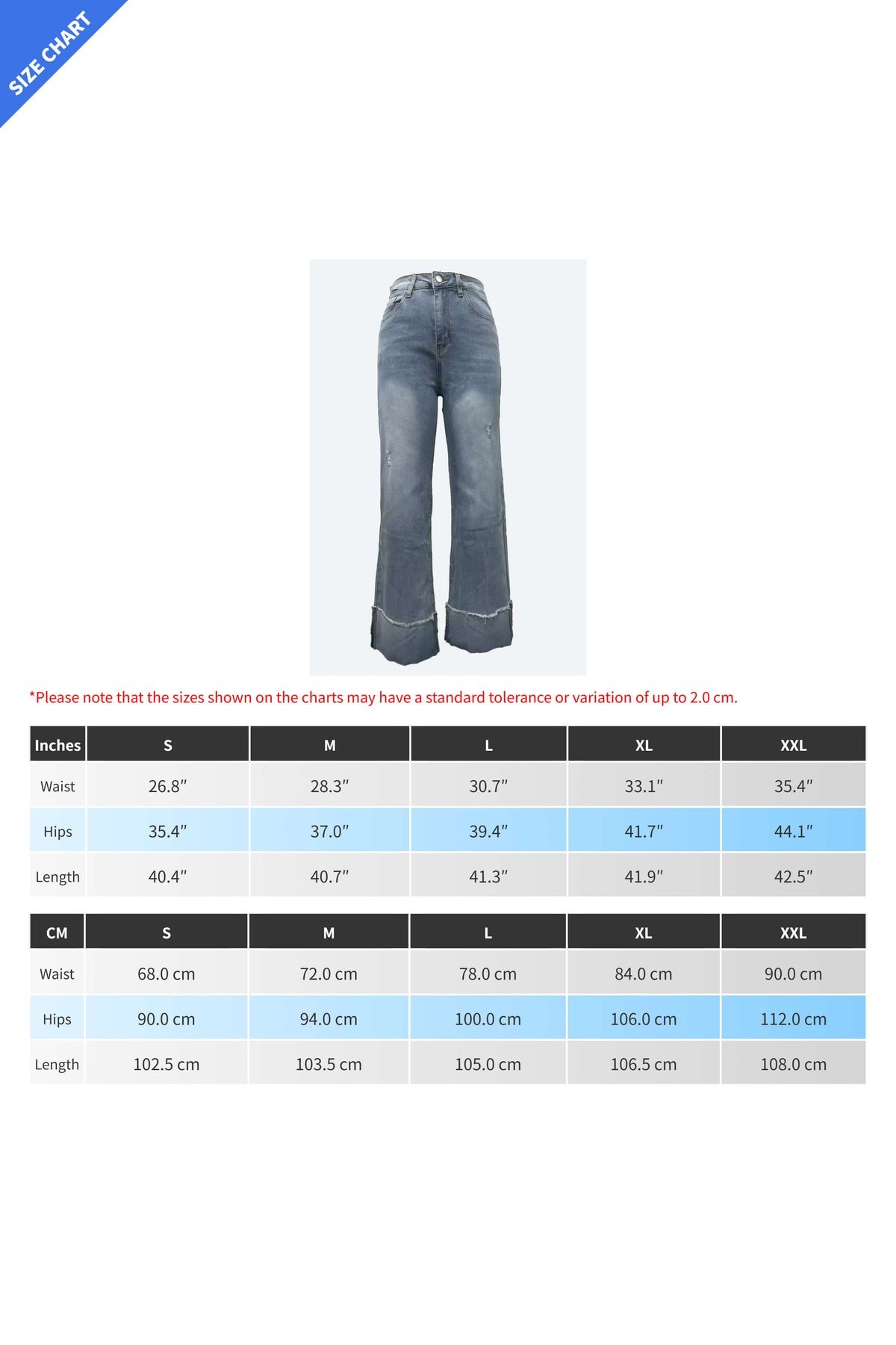 Wide Cuffed Straight Jeans Lavish Daily