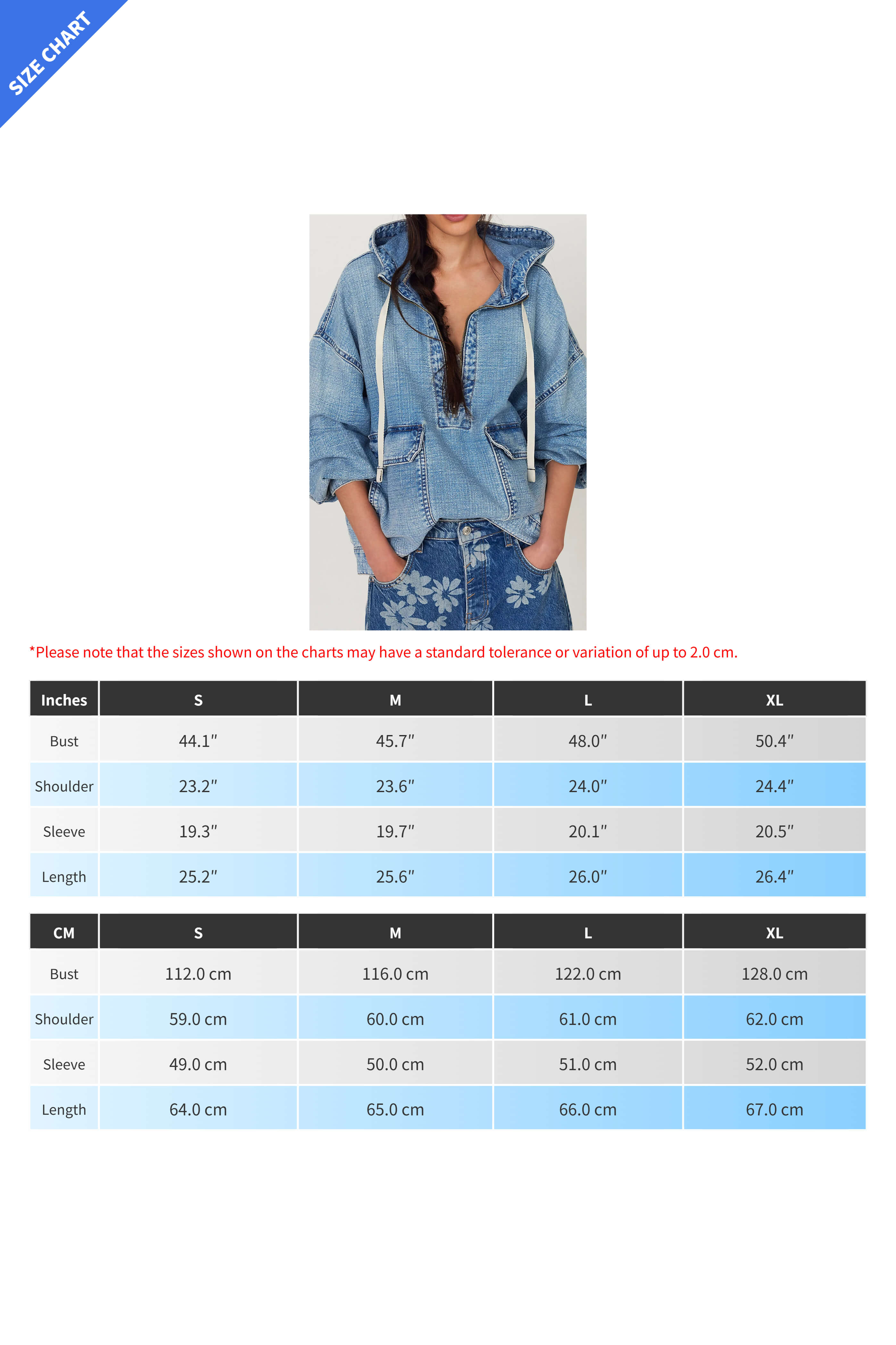 Loose Washed Denim Hoodie Jacket Lavish Daily