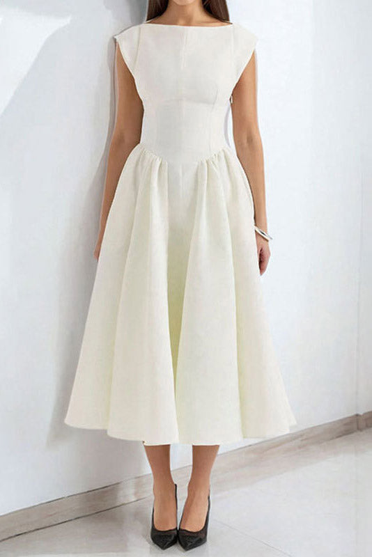 Elegant Sleeveless Backless Slim Fit Dress Lavish Daily