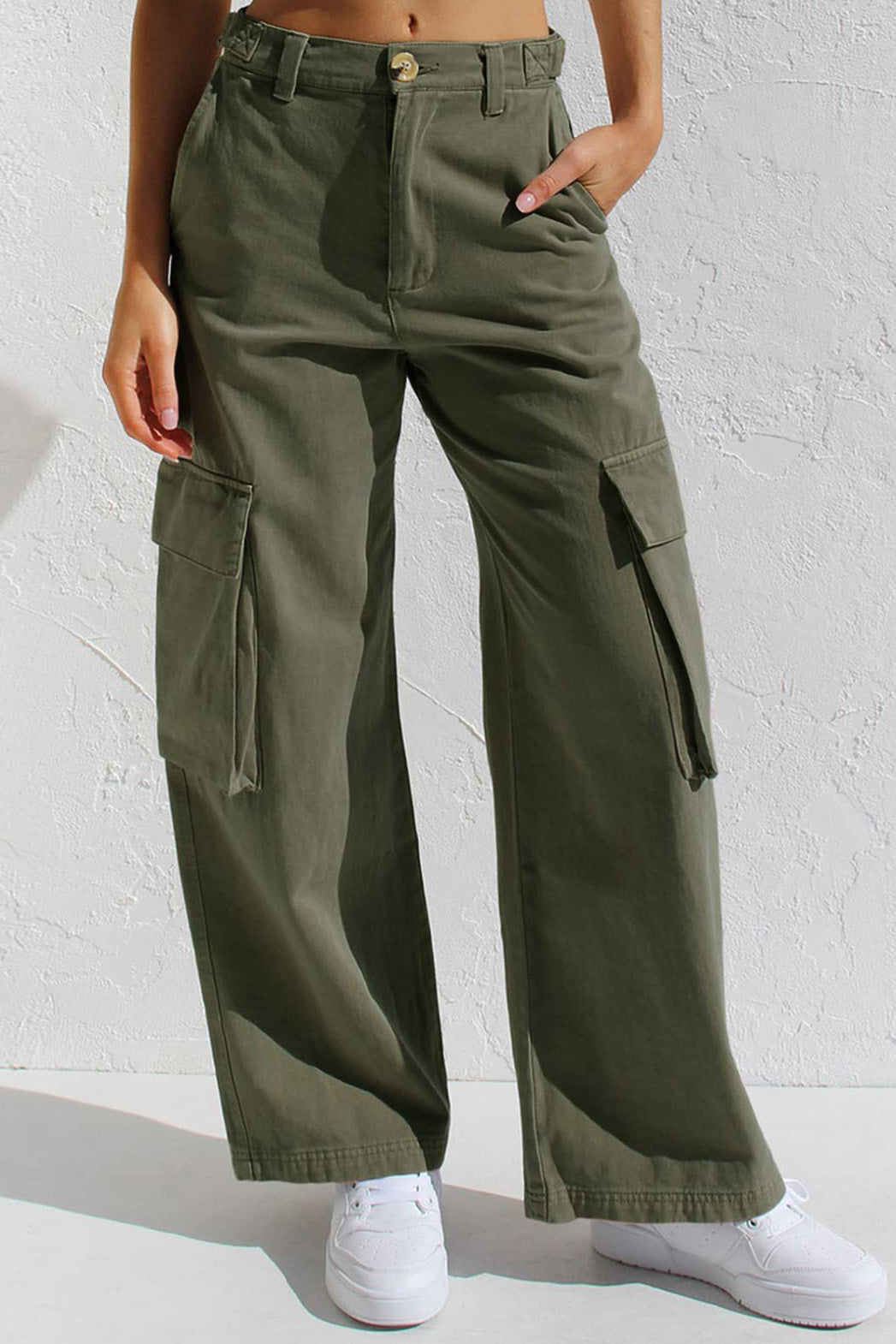 Multi Pocket Cargo Style Women’s Denim Pants Lavish Daily