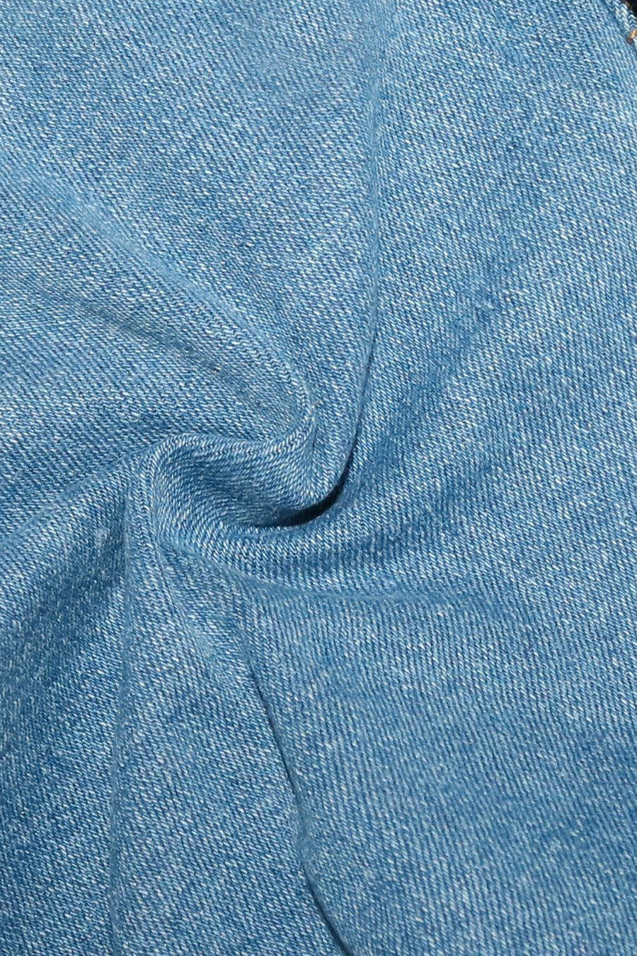 Color-Fade Ripped Jeans Shorts Lavish Daily