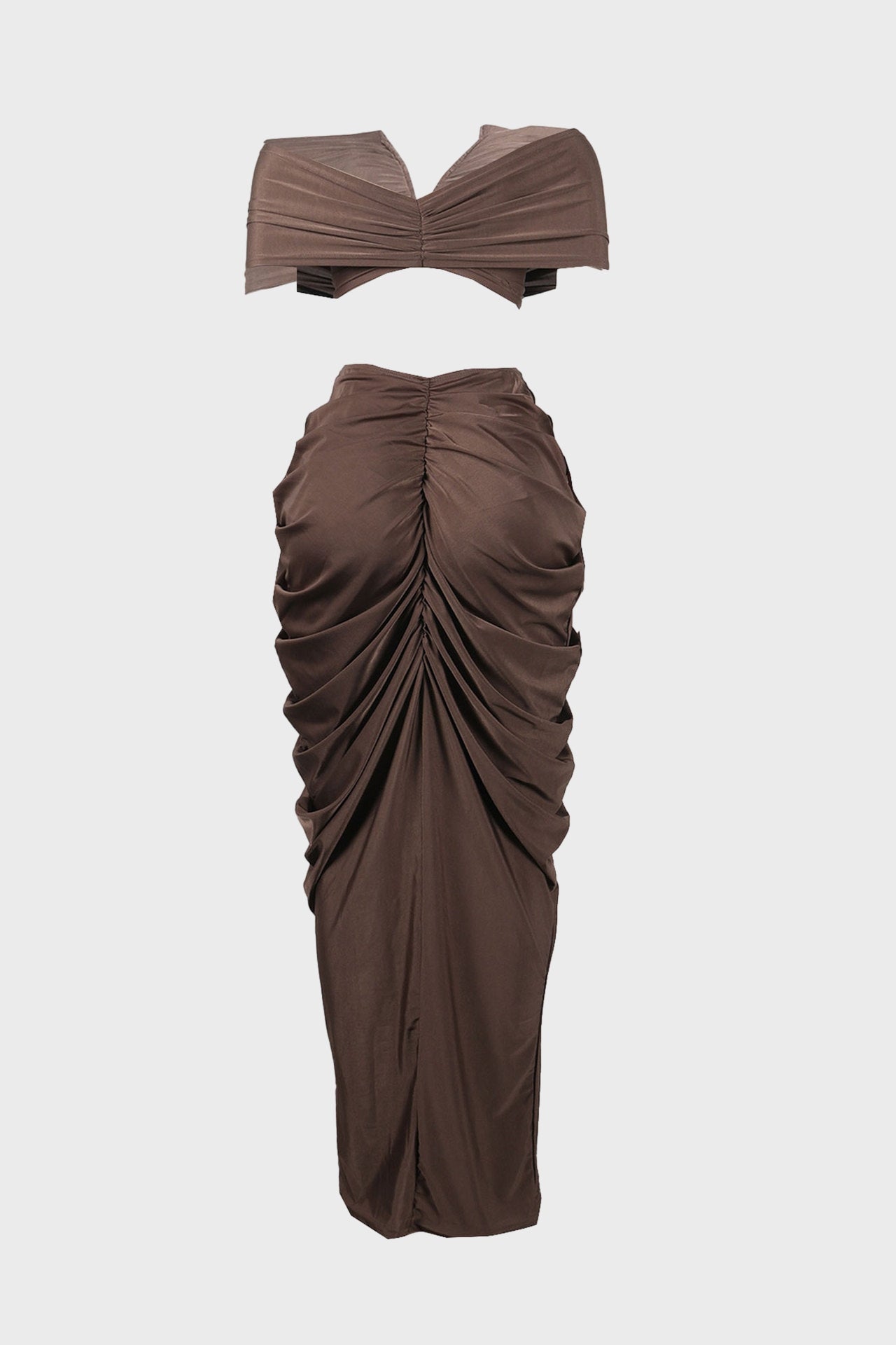 Crop Top Maxi Skirt Set Lavish Daily