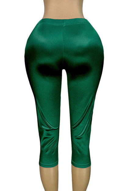 Stretch Satin Capri Pants Lavish Daily