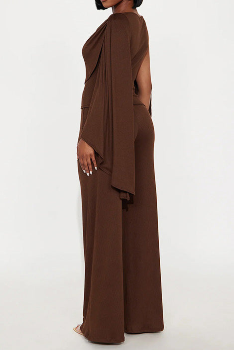 Draped Pant Set Lavish Daily