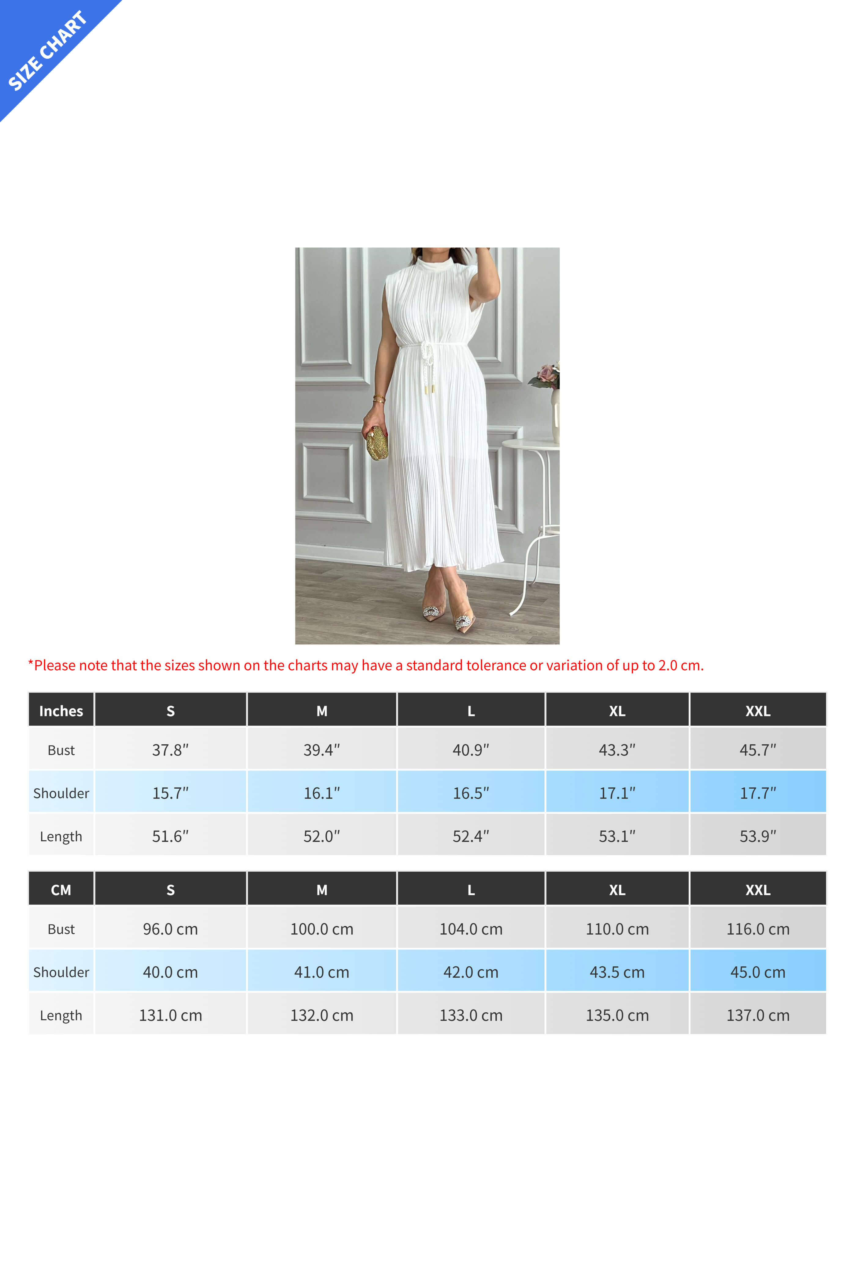 Pleated Tie Midi Dress with Half-High Collar Lavish Daily