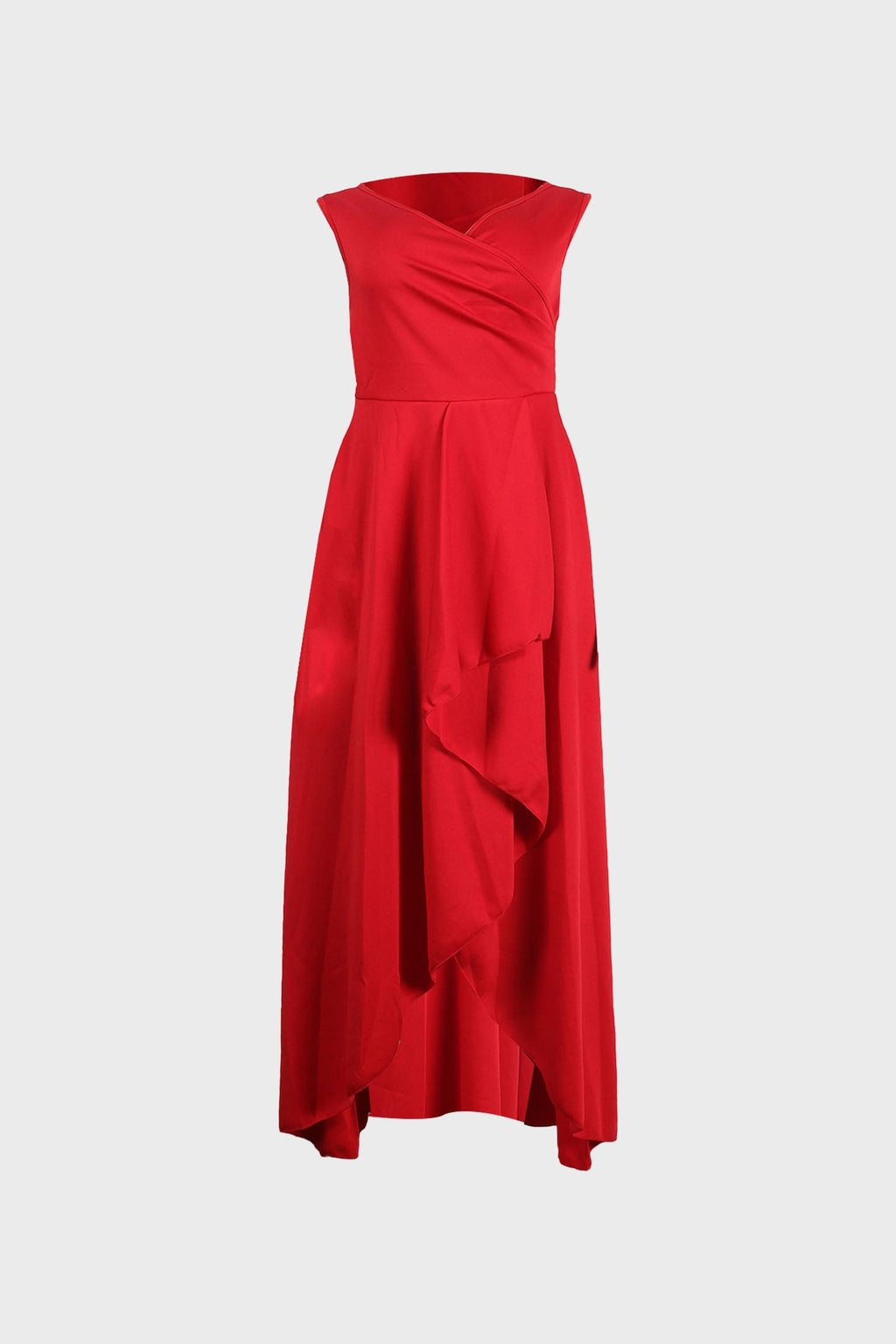 Elegant Patchwork Flounce Dress Lavish Daily