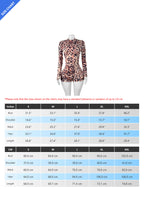 Leopard Gloved Romper Lavish Daily