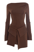 Asymmetric Button Waist 2-Piece Set Lavish Daily